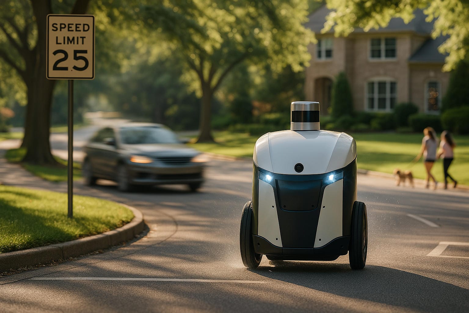 Pursuit Robotics UGV1 enforcing speed limits